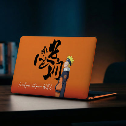 Will of Fire Minimalist Anime Aesthetic Laptop Skin