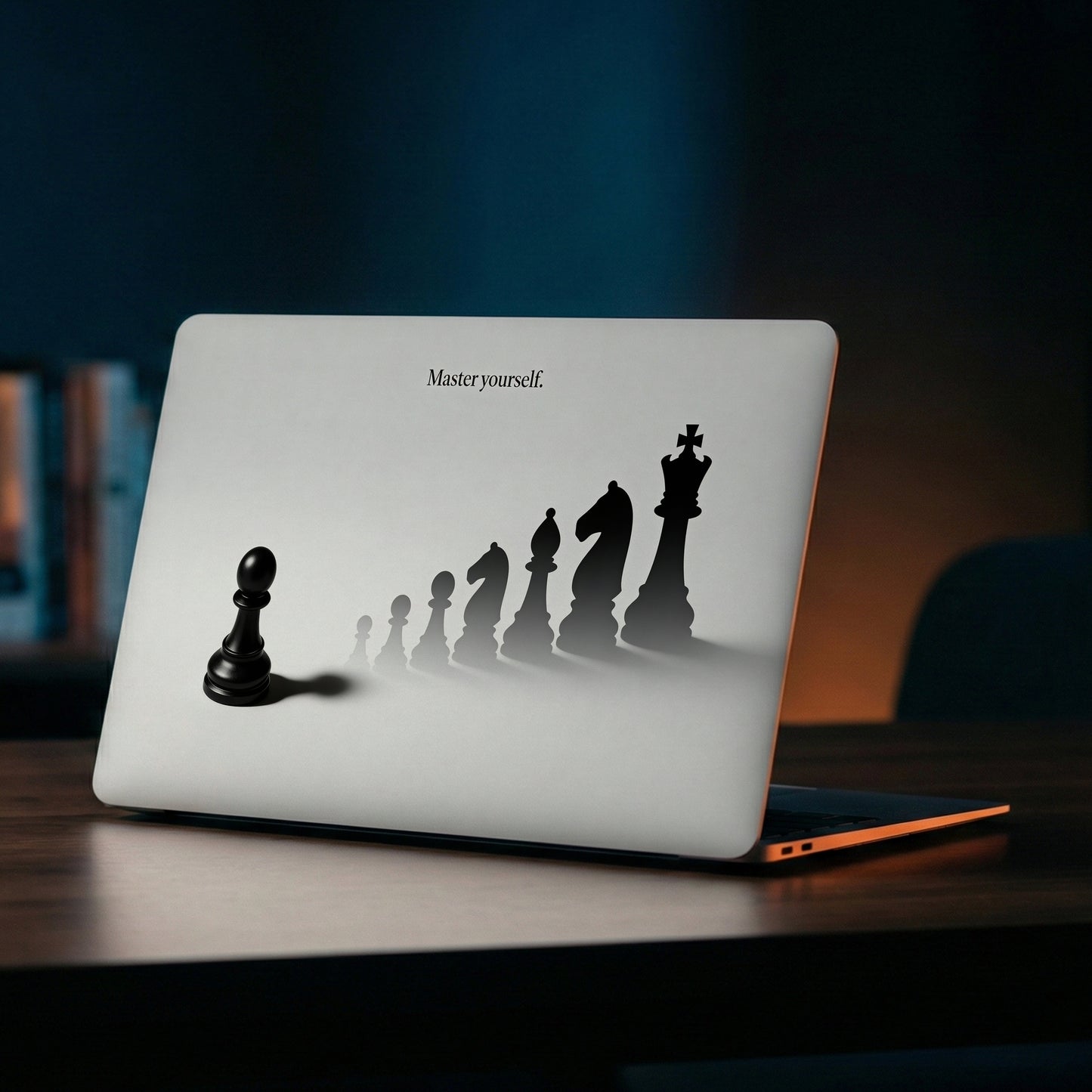 Pawn to King Evolution Chess Laptop Skin
