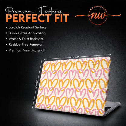 Pastel Hearts Laptop Skin