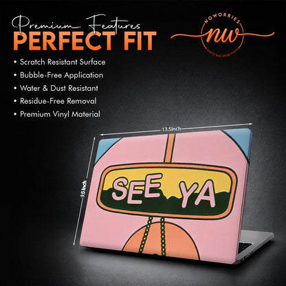 See Ya Pastel Vinyl Laptop Skin