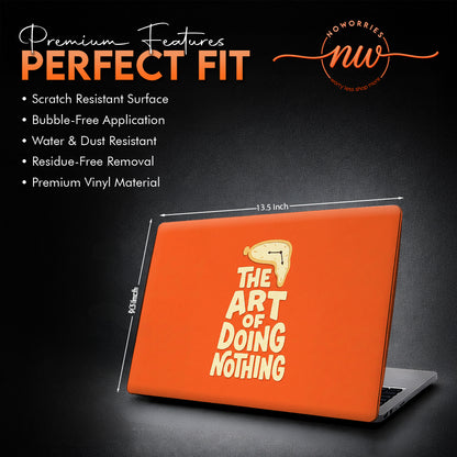 The Art of Doing Nothing Premium Laptop Skin