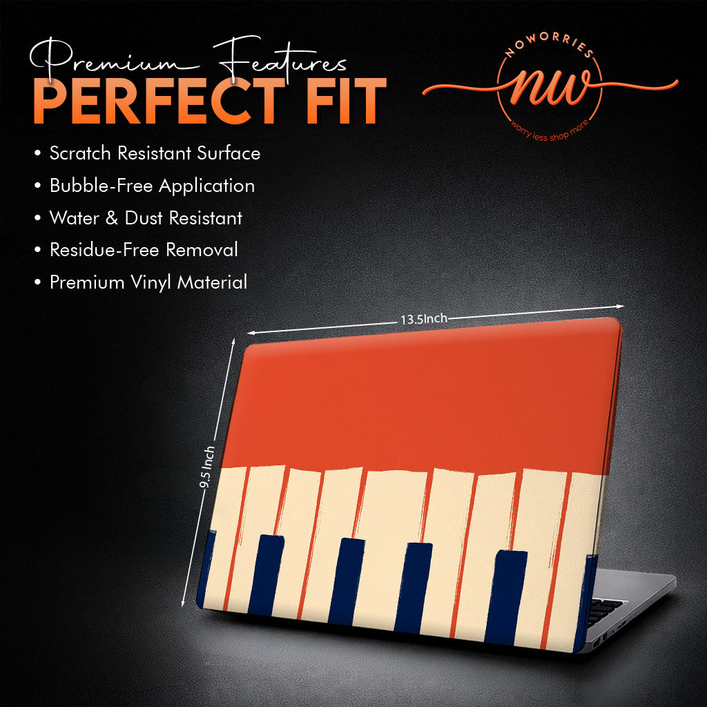 Piano Keys Artistic Minimalist Laptop Skin