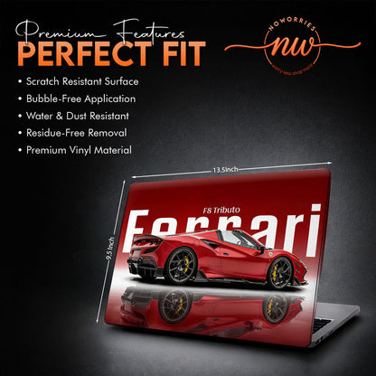 F8 Tributo Racing Laptop Skin