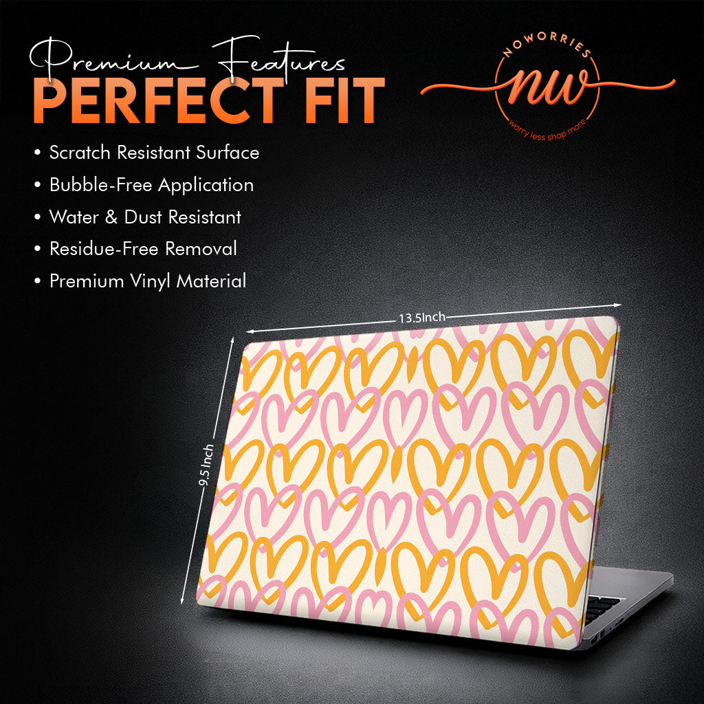 Pastel Hearts Laptop Skin