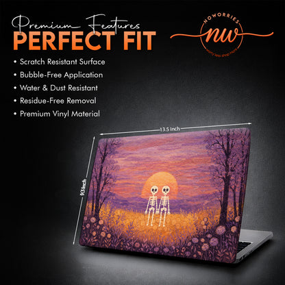 Eternal Love Skeletons Artistic Premium Laptop Skin