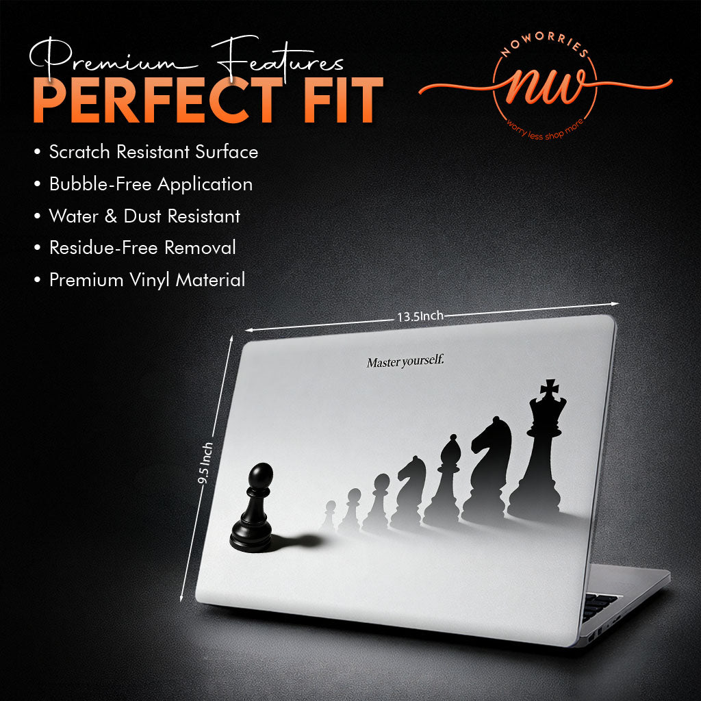 Pawn to King Evolution Chess Laptop Skin
