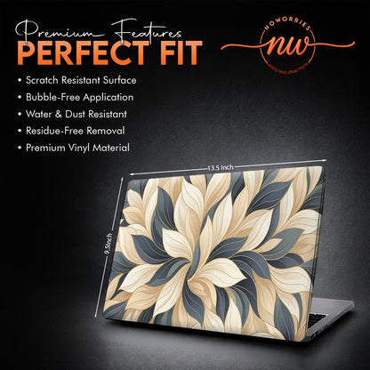 Elegant Leaf Laptop Skin