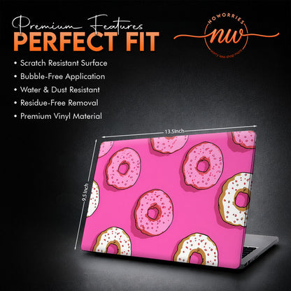 Pink Donut Laptop Skin