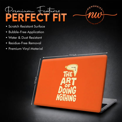 The Art of Doing Nothing Premium Laptop Skin