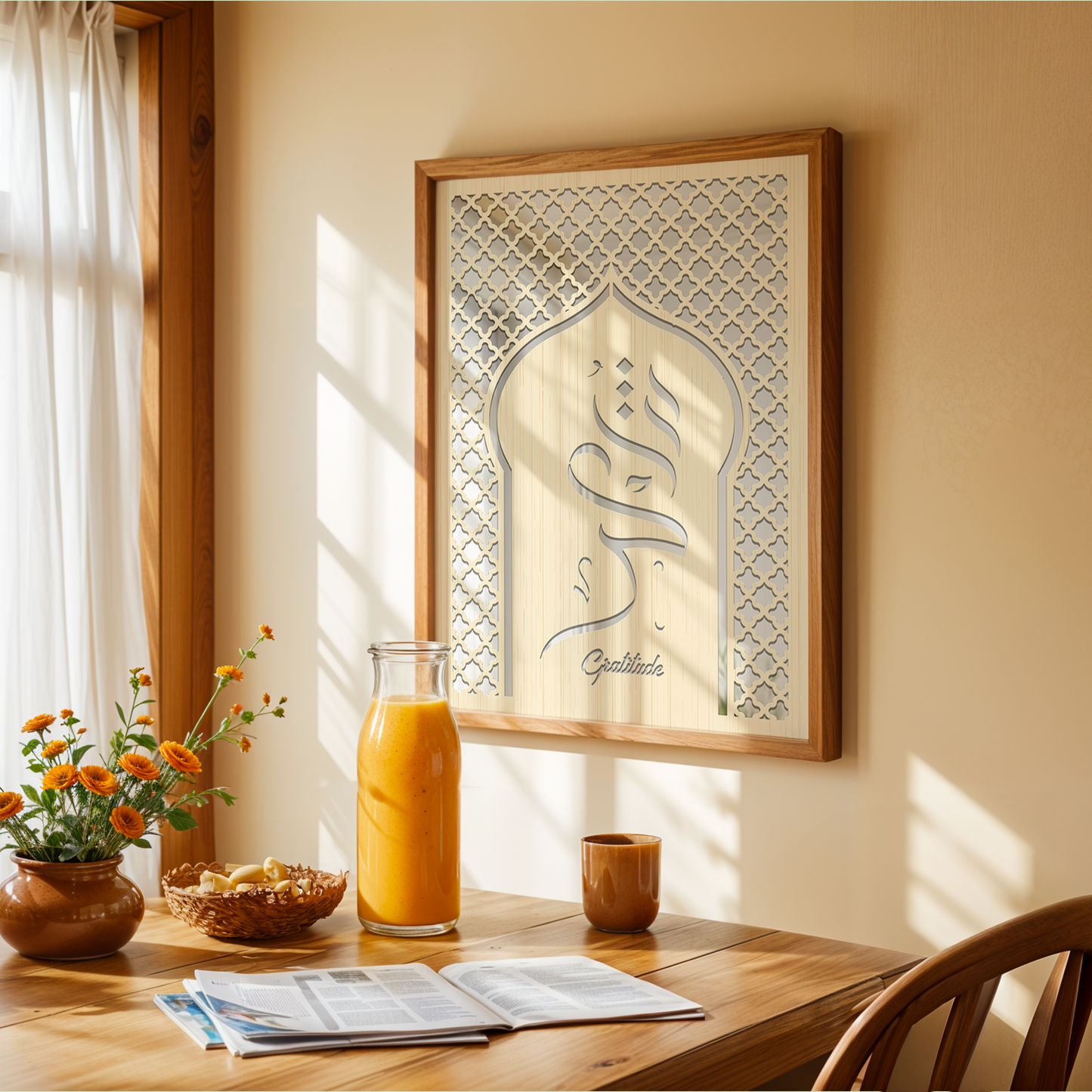 Shukr Gratitude Islamic Wall Art