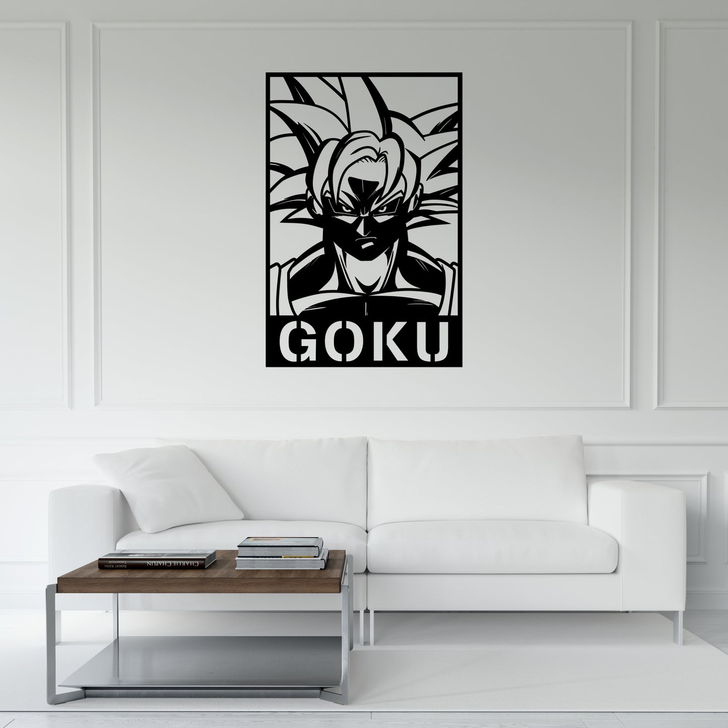 Goku Pinewood Wall Art