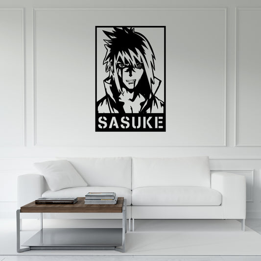Sasuke Pinewood Wall Art