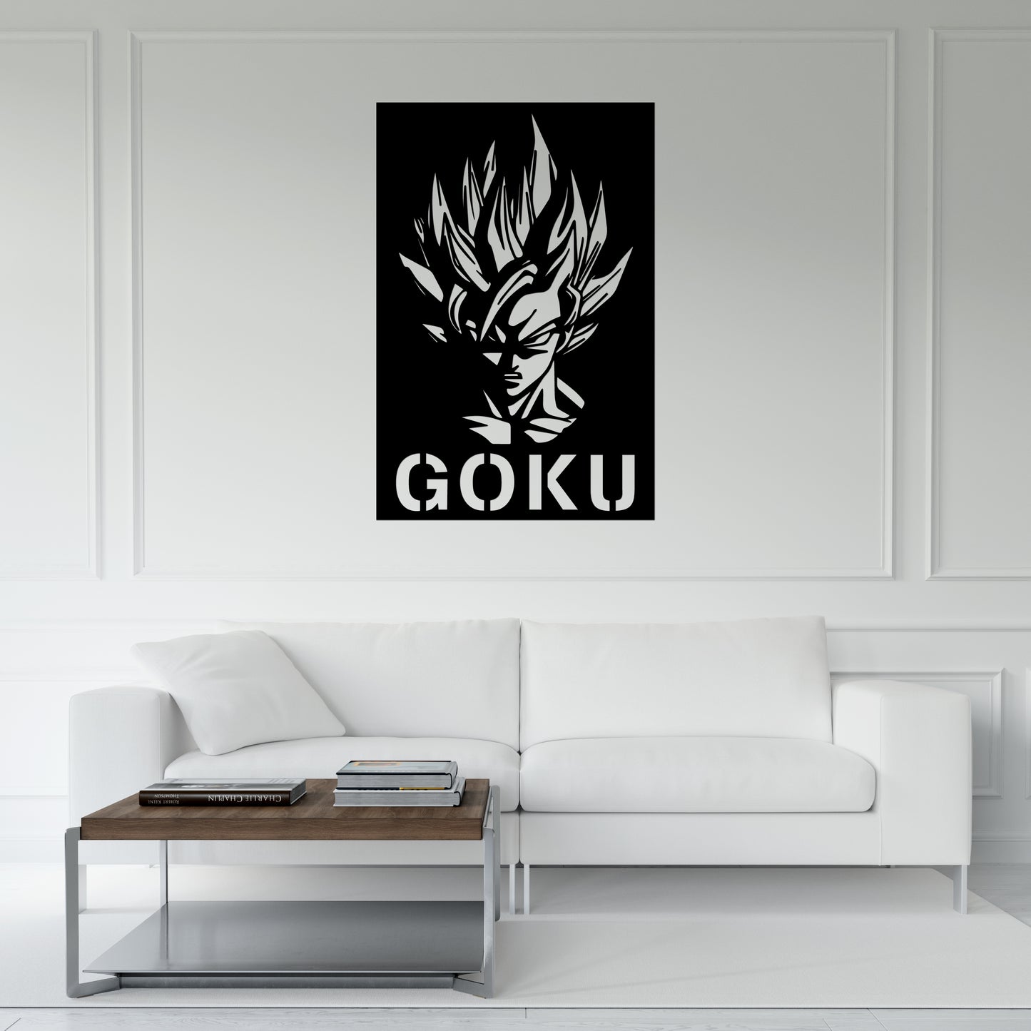 Goku Pinewood Wall Art