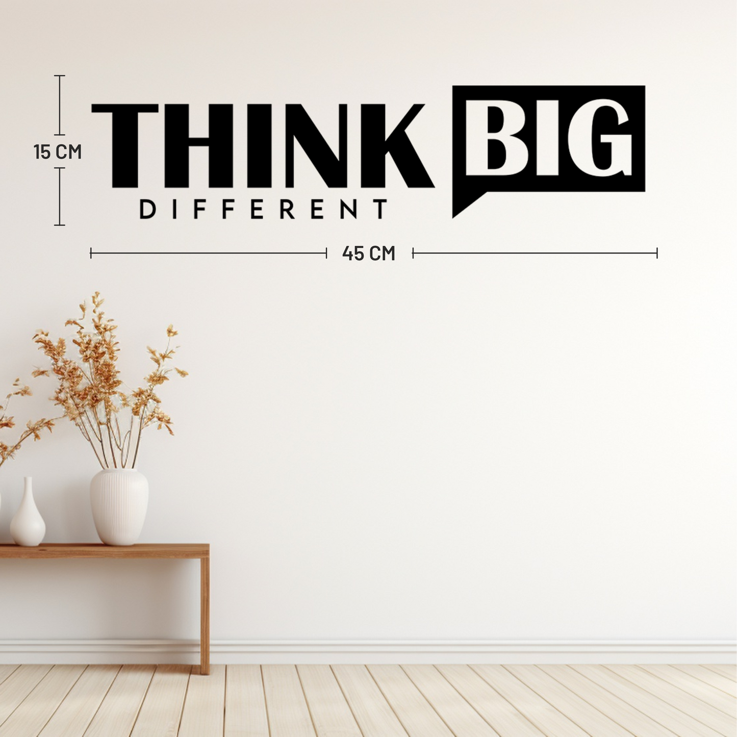 Think Big Different Wall Sticker