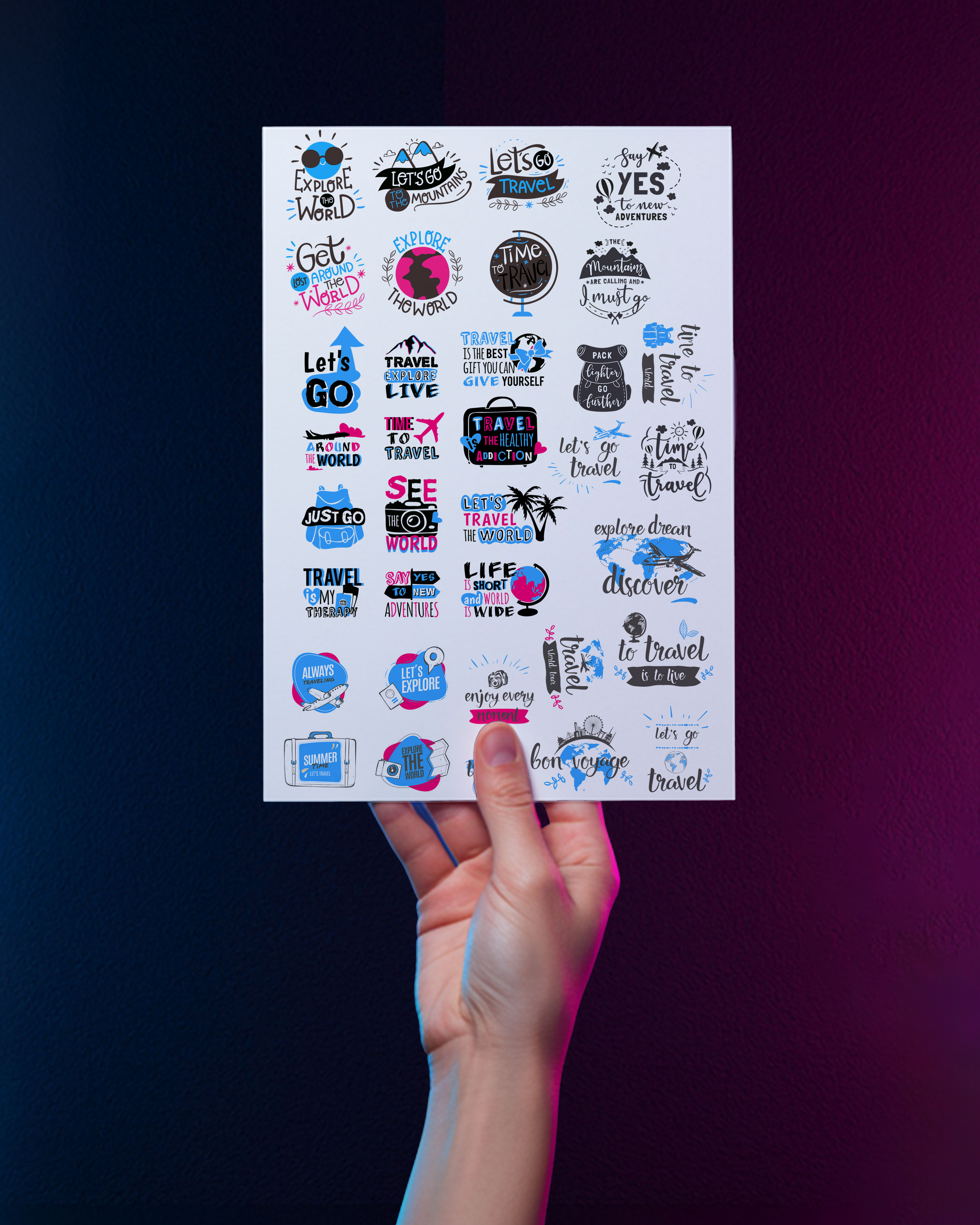 Travel Quote Wall Stickers