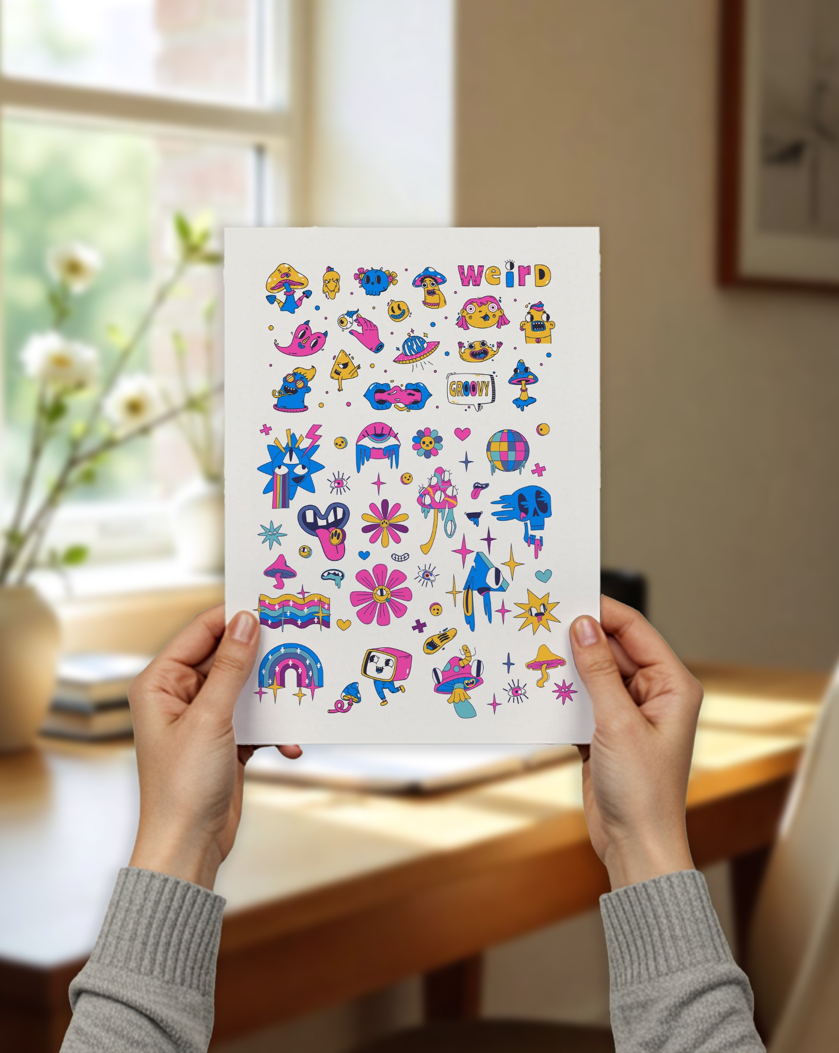 Groovy Doodle Wall Stickers