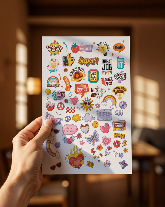 Positive Vibes Wall Stickers