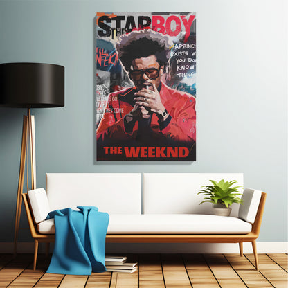 Starboy – The Weeknd Art Canvas