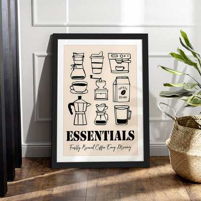 Coffee Essentials Artwork Frame Set of 1