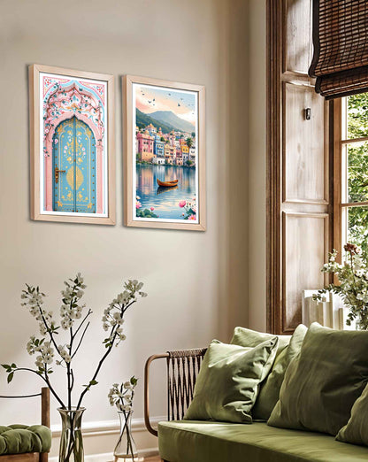 Pastel Escape Frame Set