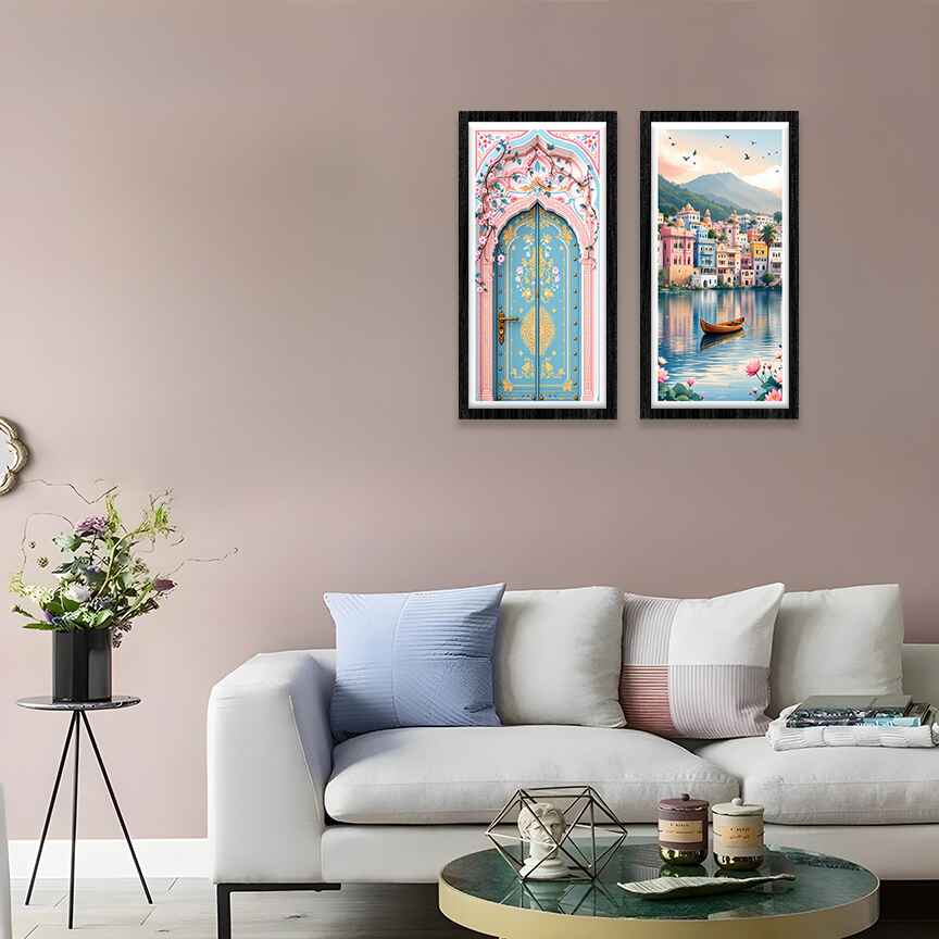 Pastel Escape Frame Set