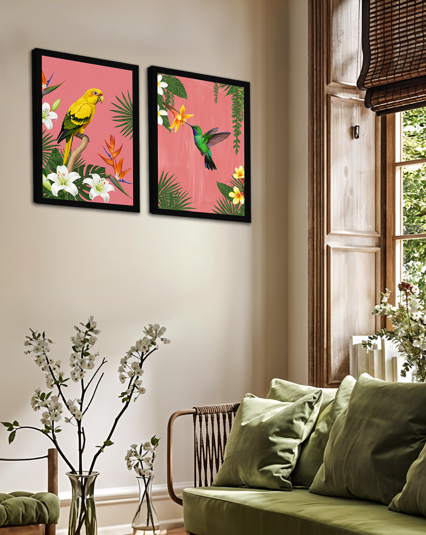 Tropical Harmony Wall Frame Set