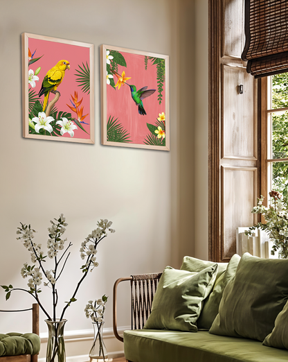 Tropical Harmony Wall Frame Set