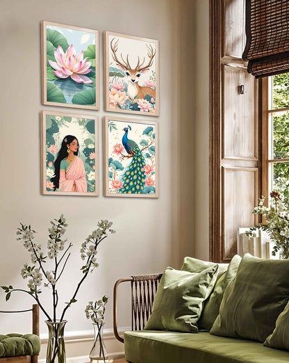 Nature & Grace Wall Art Set of 4