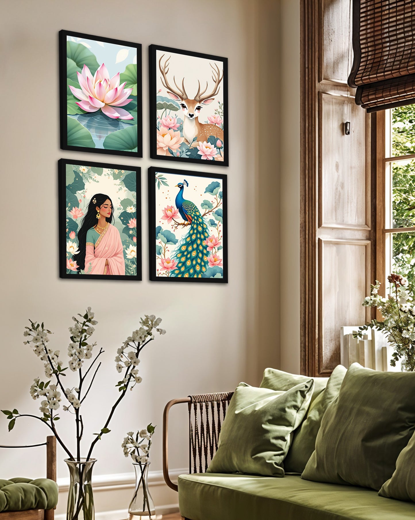 Nature & Grace Wall Art Set of 4