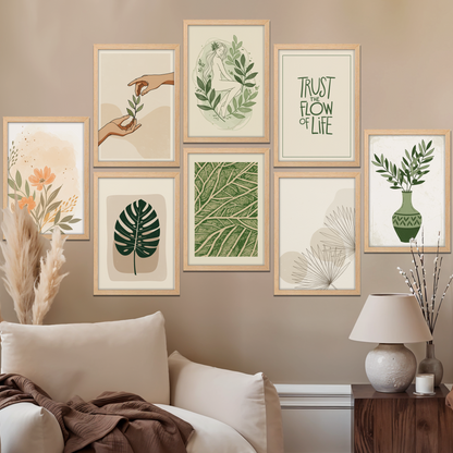 Nature & Flora Wall Decor Set
