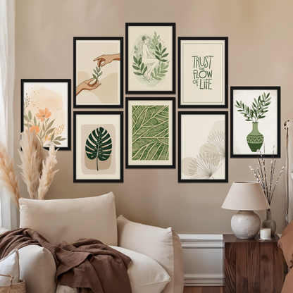 Nature & Flora Wall Decor Set