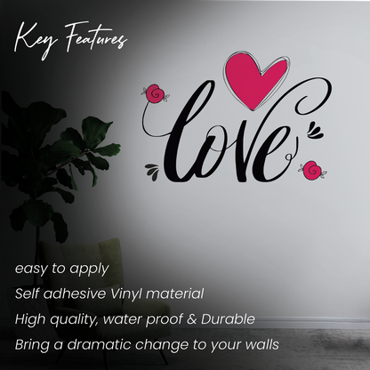 Love Heart Wall Sticker