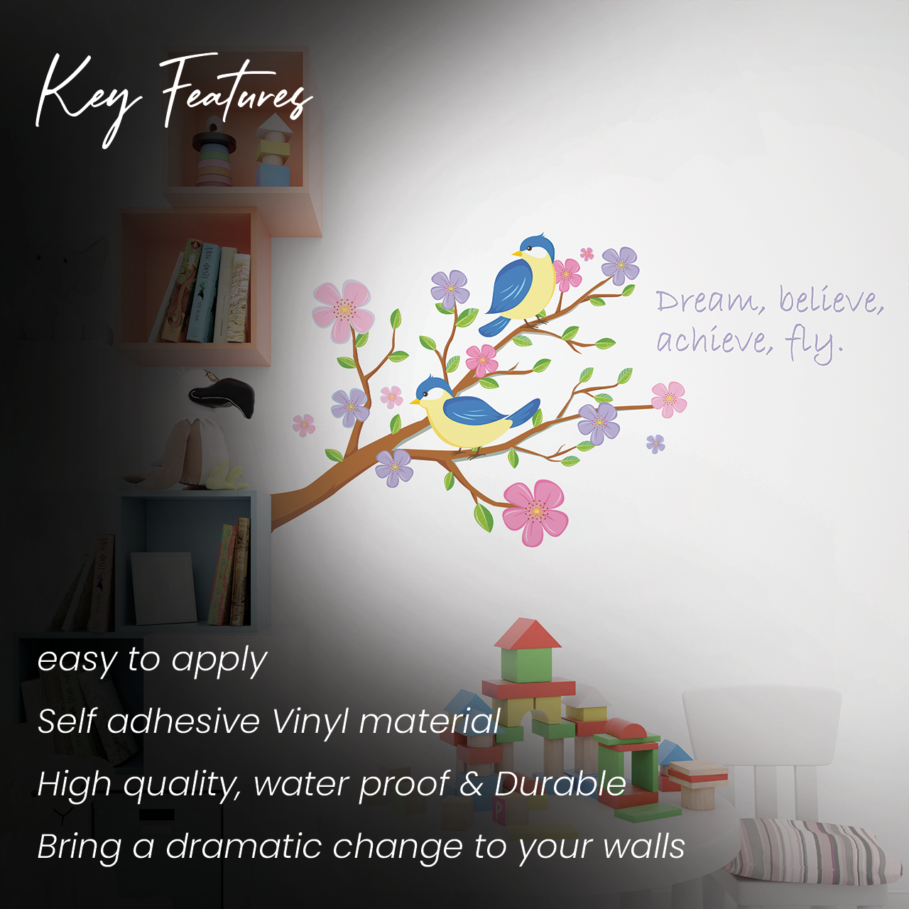 You & Me Forever Romantic Couple Wall Sticker