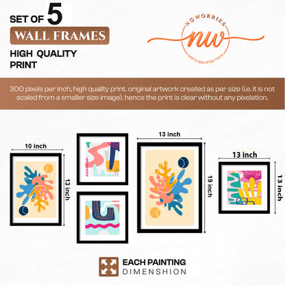 Artistic Wall Frame Set of 5