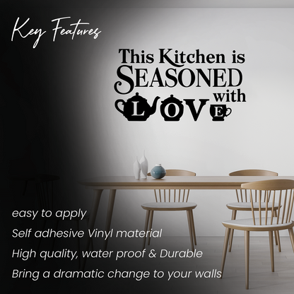 Kitchen Love Quote Wall Sticker