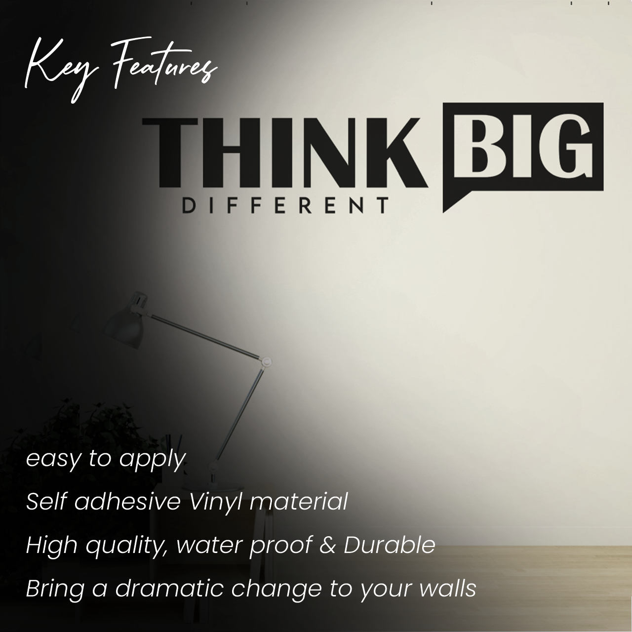Think Big Motivation Wall Sticker