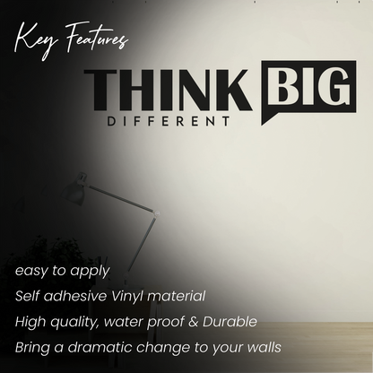 Think Big Motivation Wall Sticker
