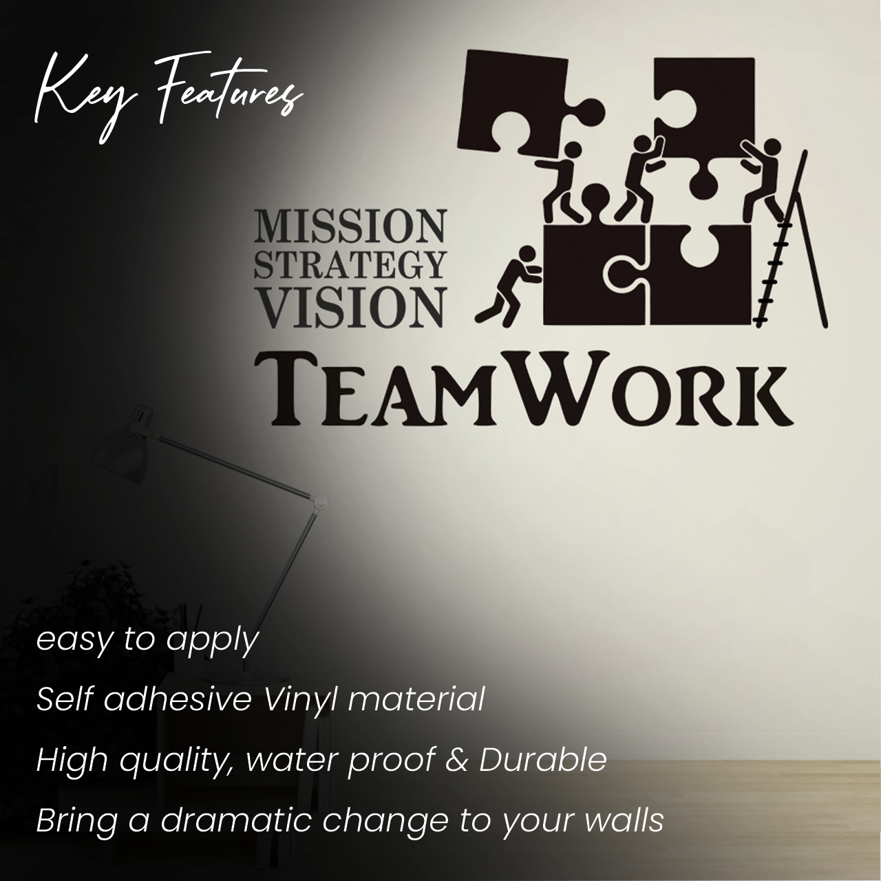 Teamwork Vision Wall Sticker