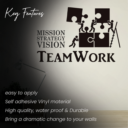 Teamwork Vision Wall Sticker