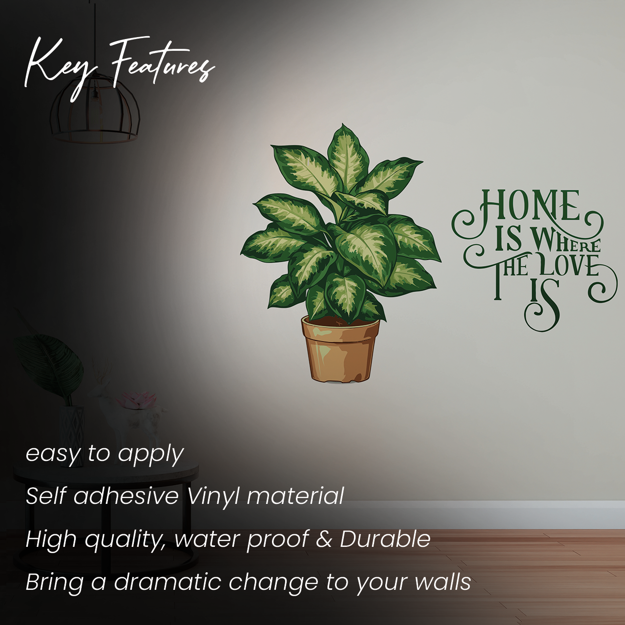 Home Is Where The Love Is Wall Sticker