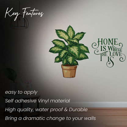Home Is Where The Love Is Wall Sticker