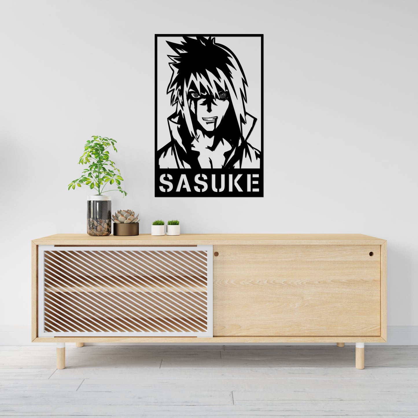 Sasuke Pinewood Wall Art
