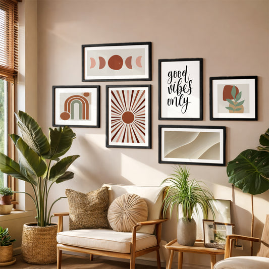 Rustic Aura Wall Art Set of 6