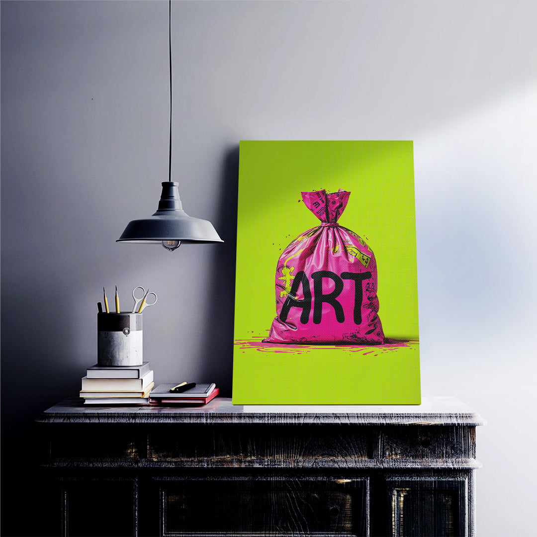 Neon Art Bag Canvas