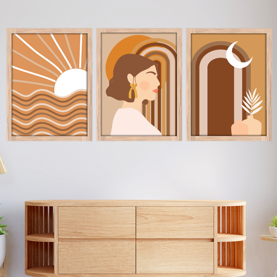 Boho Harmony Set Wall Frame