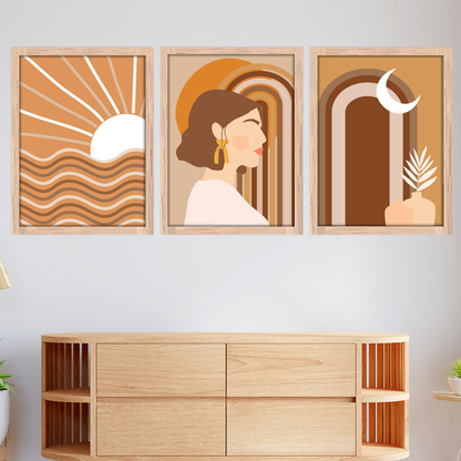 Boho Harmony Set Wall Frame