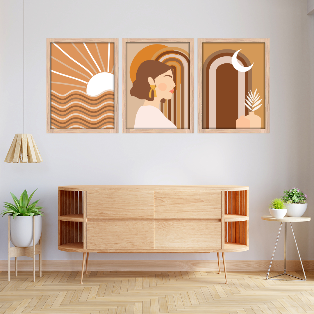 Boho Harmony Set Wall Frame