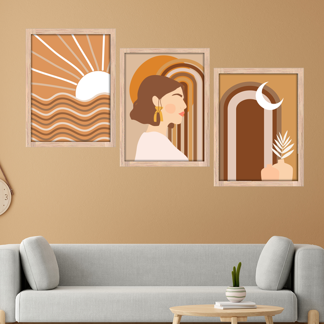 Boho Harmony Set Wall Frame
