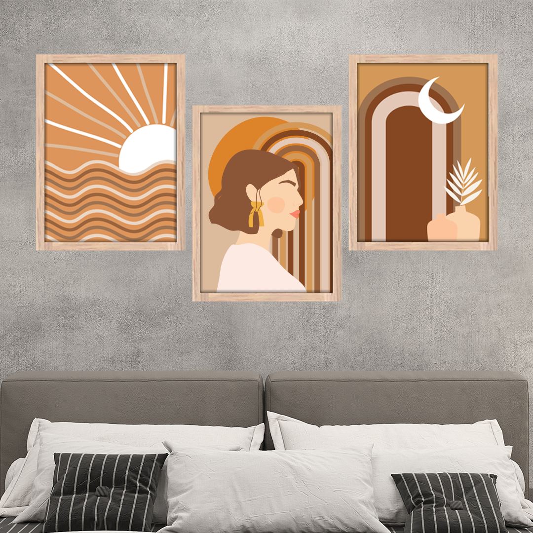 Boho Harmony Set Wall Frame