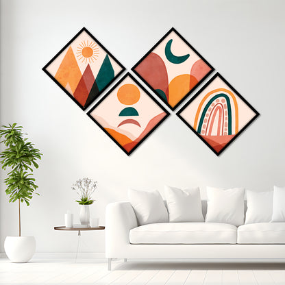 Vibrant Horizons Wall Frame Set